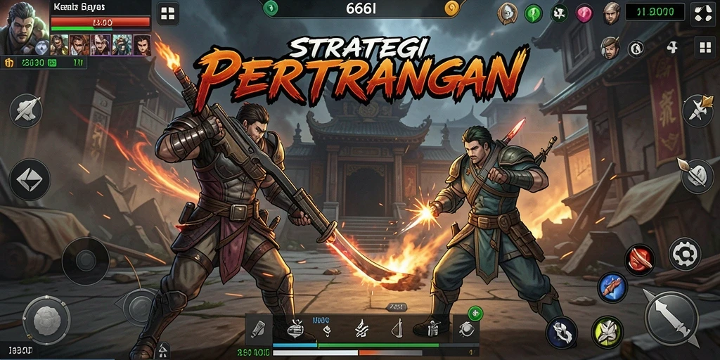Screenshot gameplay menegangkan dari 666I dengan aksi strategi epik.
