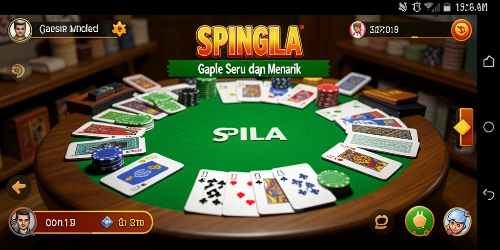 Tampilan gameplay SPINGILA dengan pemain yang bersenang-senang.