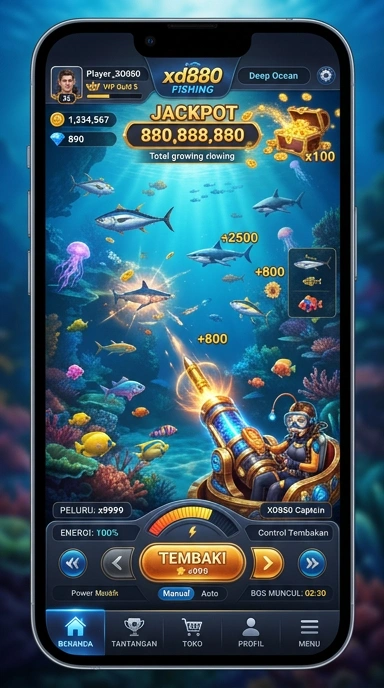 Proses unduh aplikasi yang sederhana di xd880.